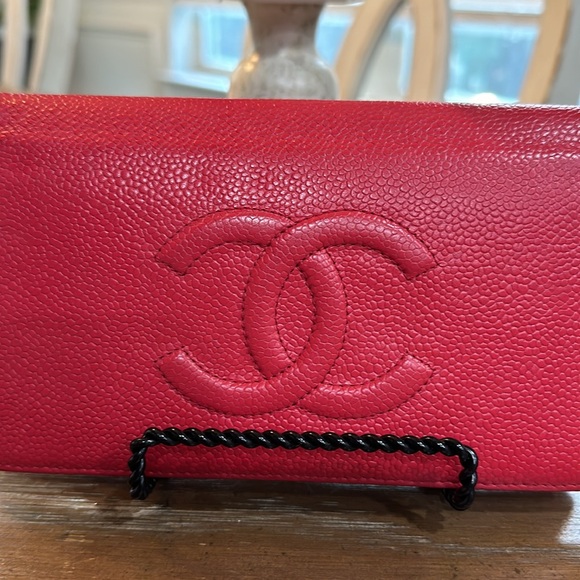 CHANEL timeless CC caviar leather wallet EUC - Picture 2 of 13